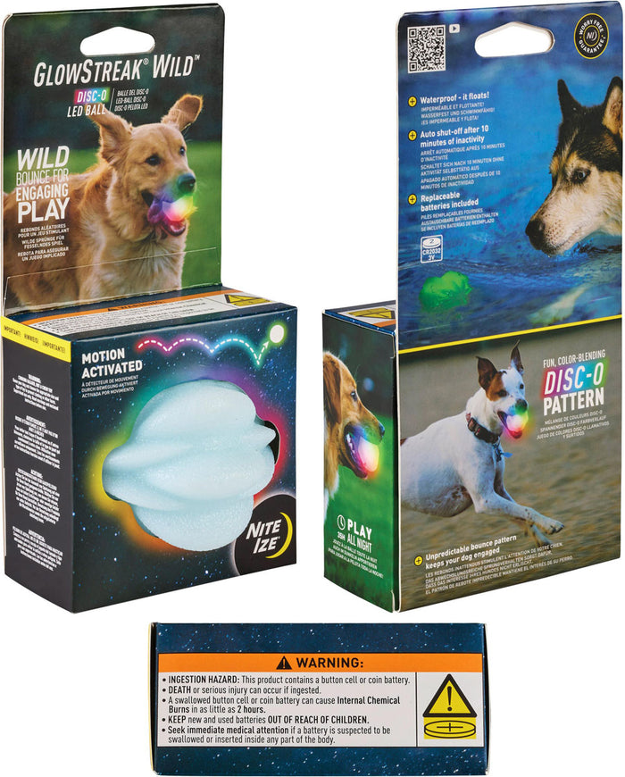 GlowStreak Wild Dog Light Ball