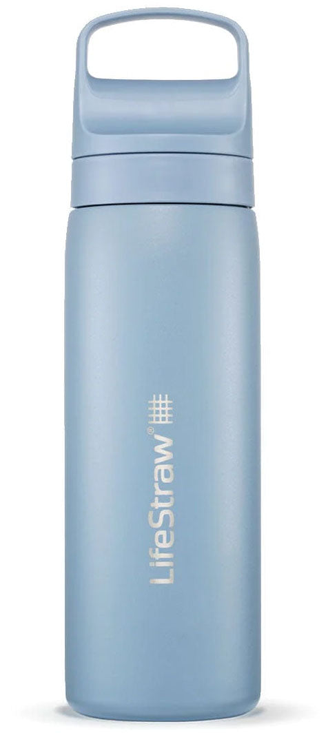 Go Stainless Steel Water Bottle and Filter - 532 ml