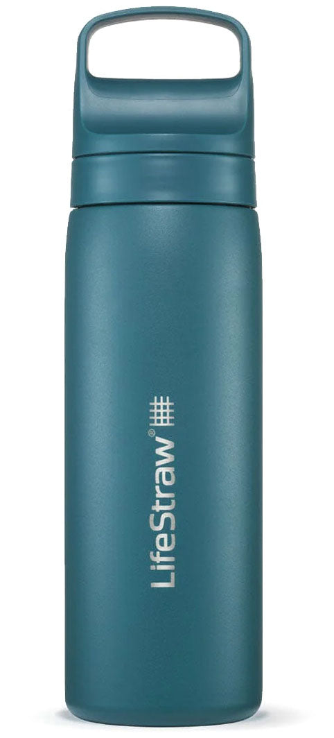 Go Stainless Steel Water Bottle and Filter - 532 ml