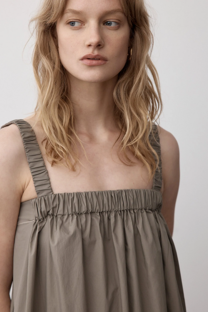 Goldie Dress in Moss