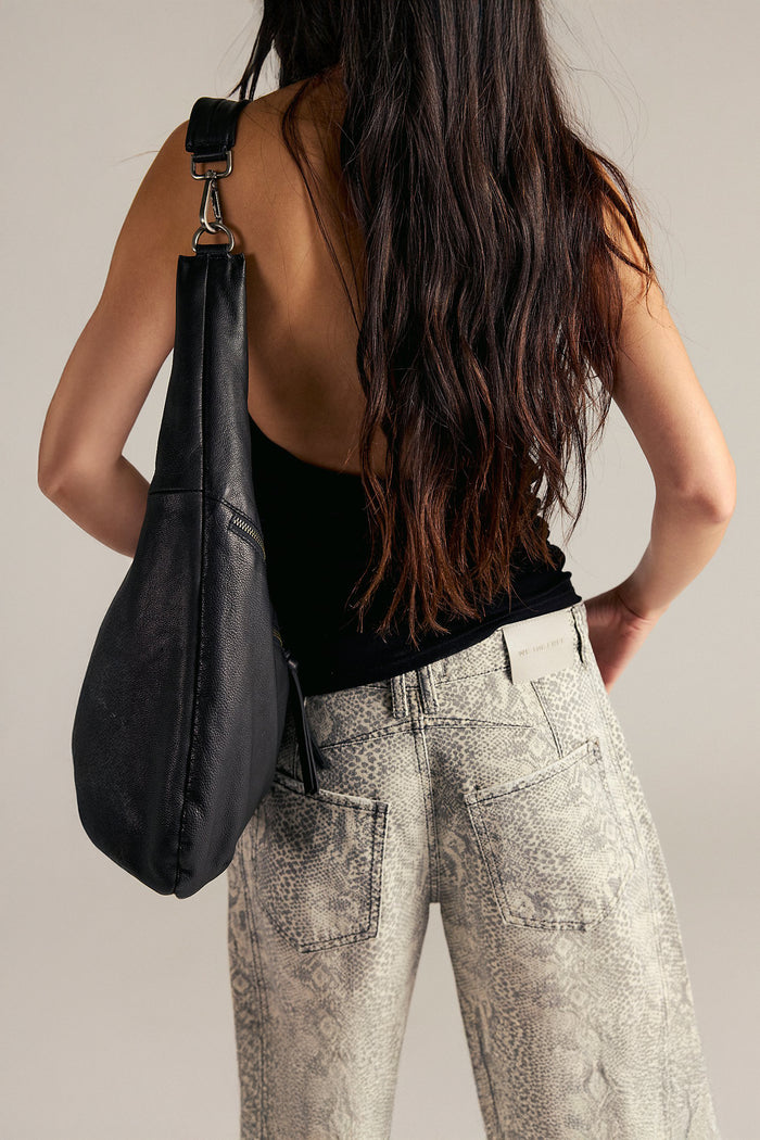 Good Luck Printed Mid Rise Barrel Jeans | Snake Combo