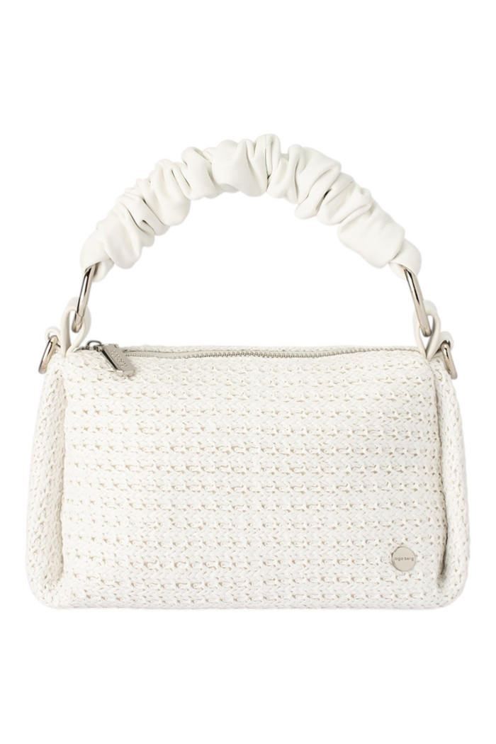 Gypsy Woven Slouch Bag | White