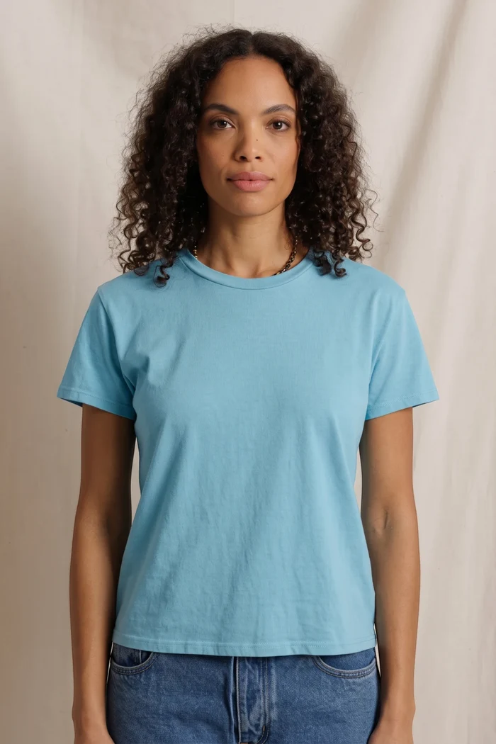 Harley Tee | Milky Blue