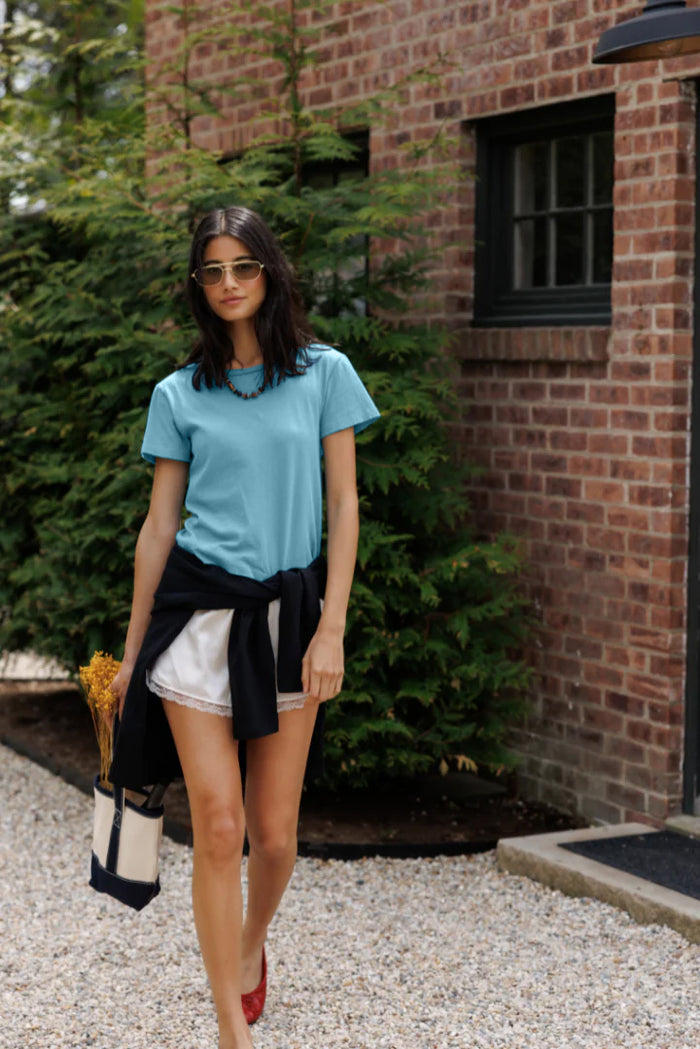 Harley Tee | Milky Blue