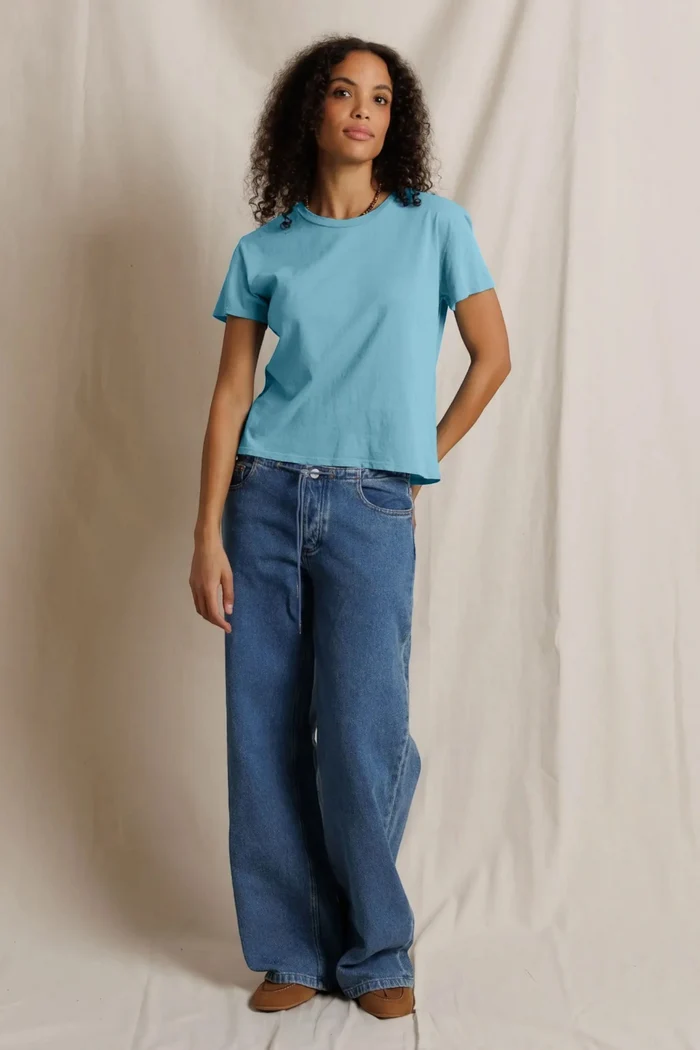 Harley Tee | Milky Blue