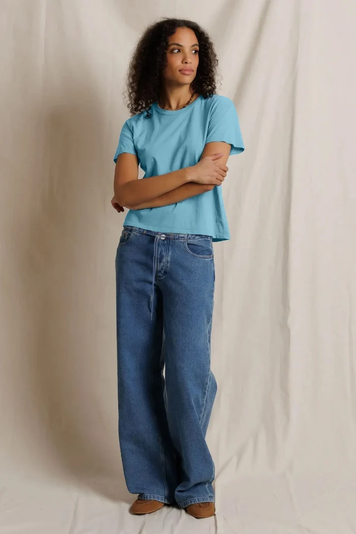 Harley Tee | Milky Blue