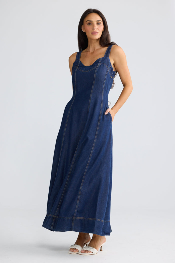 Heather Dress | Indigo