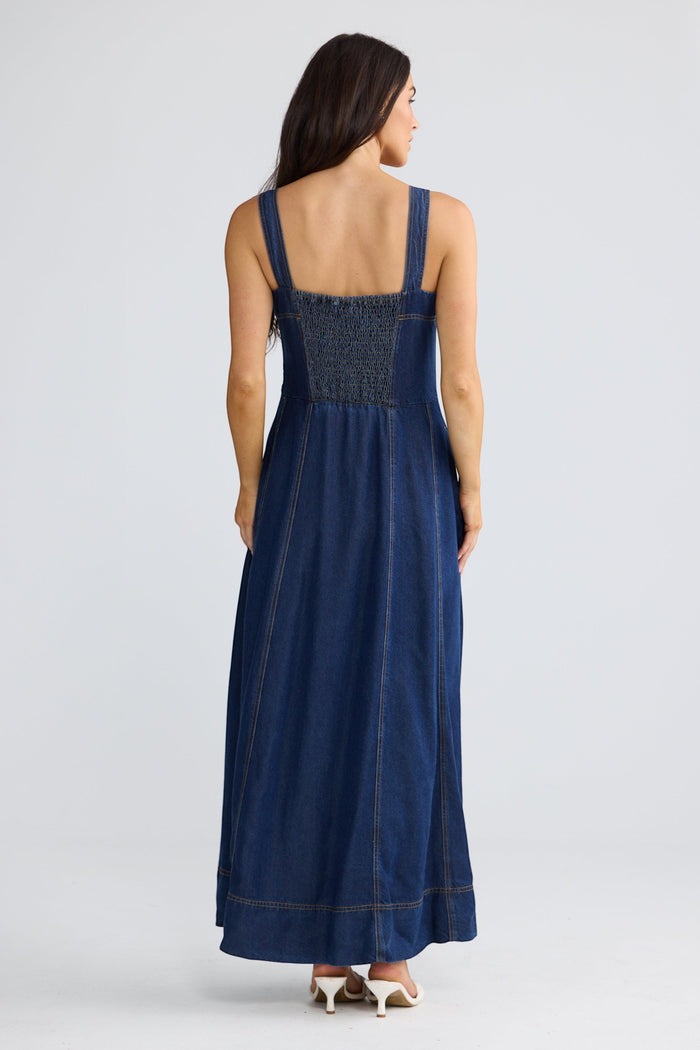 Heather Dress | Indigo