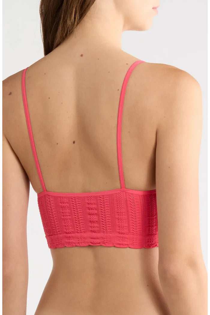 Heirloom Seamless Bralette | Tart Berry