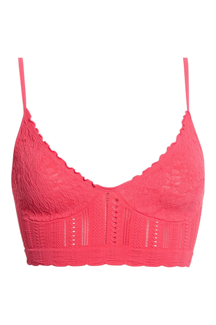 Heirloom Seamless Bralette | Tart Berry