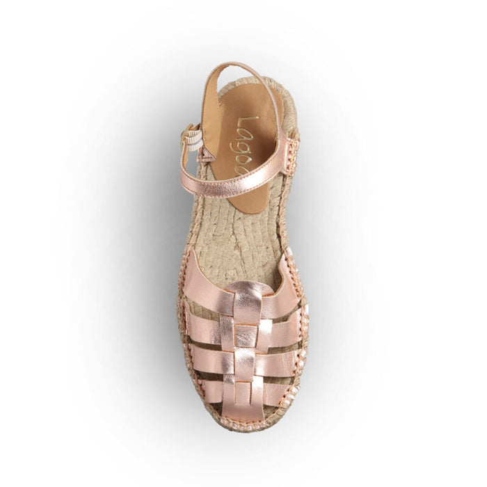 Helena Camoscia Laminato in Rose Gold