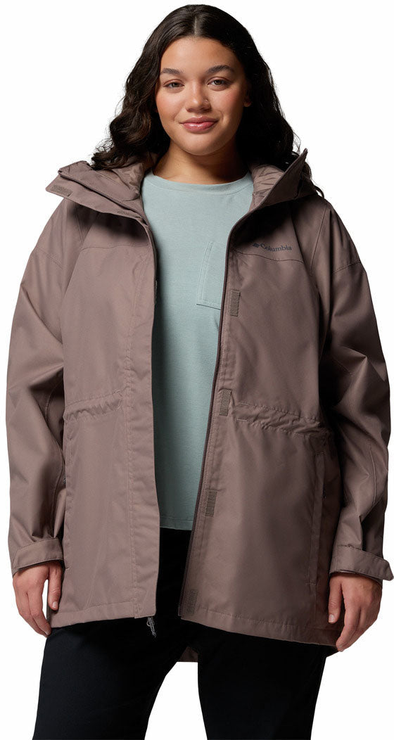 Hikebound II Long Rain Jacket - Women's - Plus Size