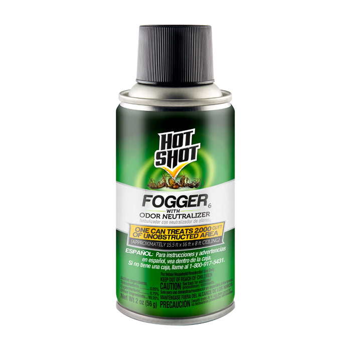Hot Shot Fogger 6 with Odor Neutralizer, 6 Count, 2 oz.