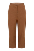 Huxe Linen Pant | Tobacco