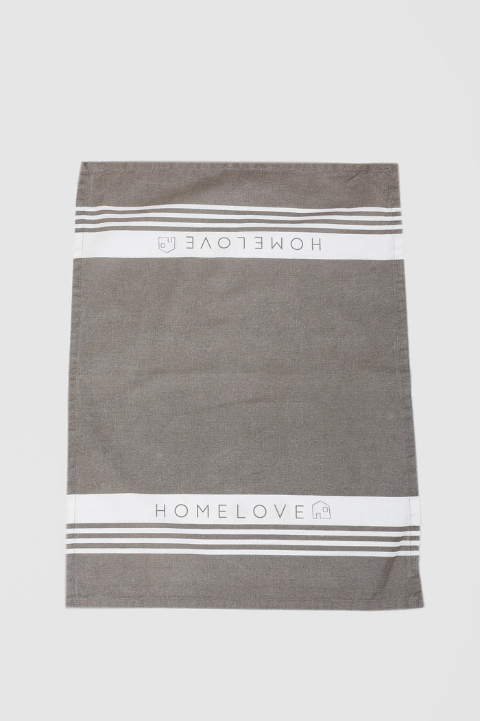 Huxley Stripe Tea Towel Set | Driftwood