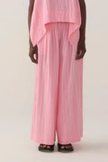Imogen Pant | Watermelon Check Cotton