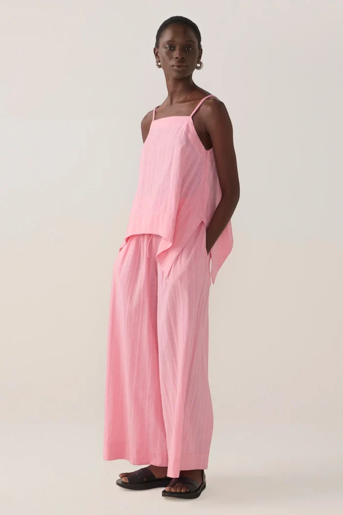 Imogen Pant | Watermelon Check Cotton