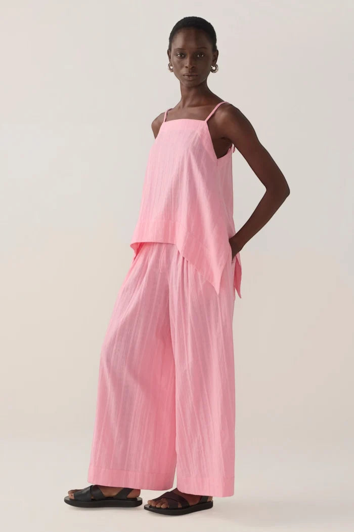 Imogen Pant | Watermelon Check Cotton