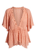 In Your Dreams Lace Top | Coral Kiss