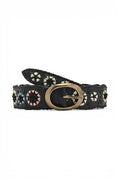 Indigo Dreaming Raffia Belt | Coastal