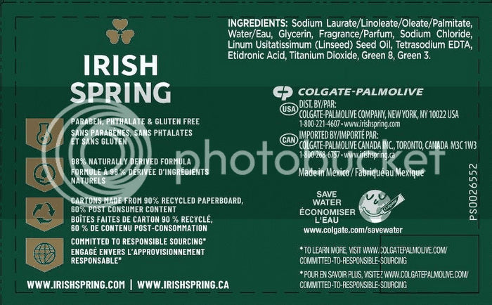 Irish Spring Bar Soap for Men, Original Clean Mens Bar Soap, 12 Pack, 3.7 oz Soap, All Skin Types