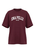 Ivy Relaxed Tee | Burgundy