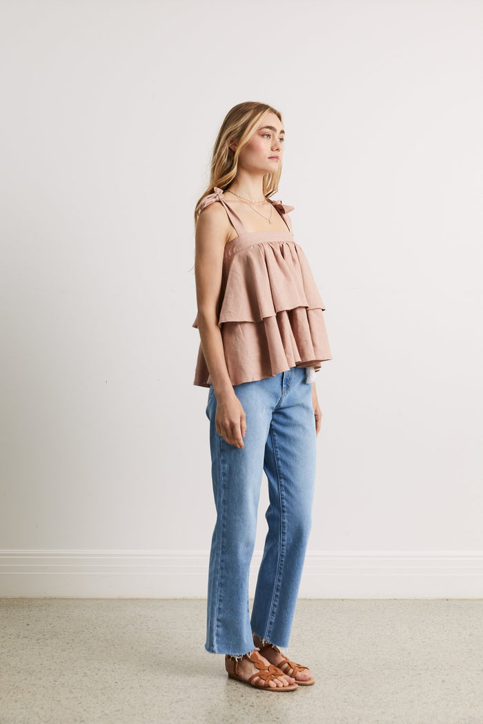 Iya Layered Top in Dusk