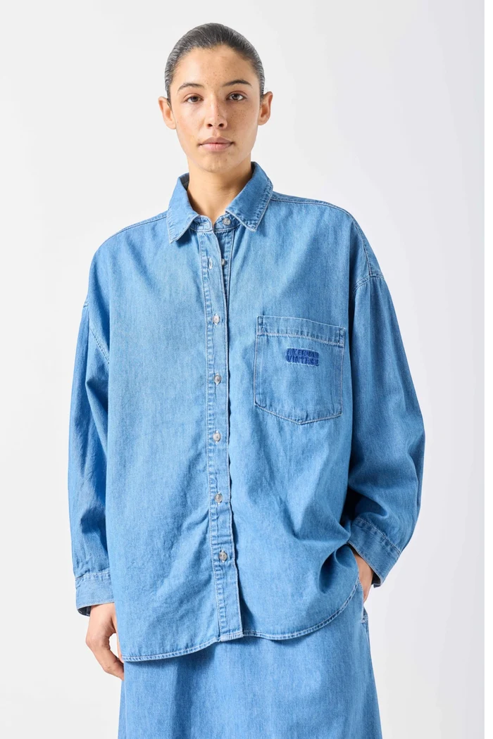 Izeway Denim Shirt | Medium Blue
