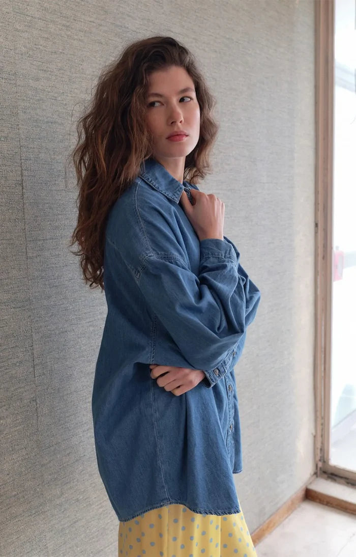 Izeway Denim Shirt | Medium Blue