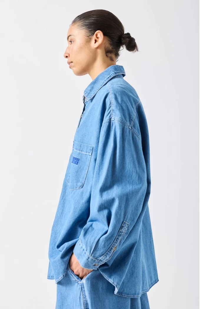 Izeway Denim Shirt | Medium Blue