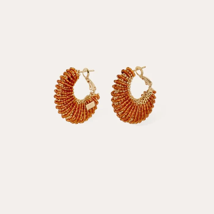 Izzia Earrings | Brown