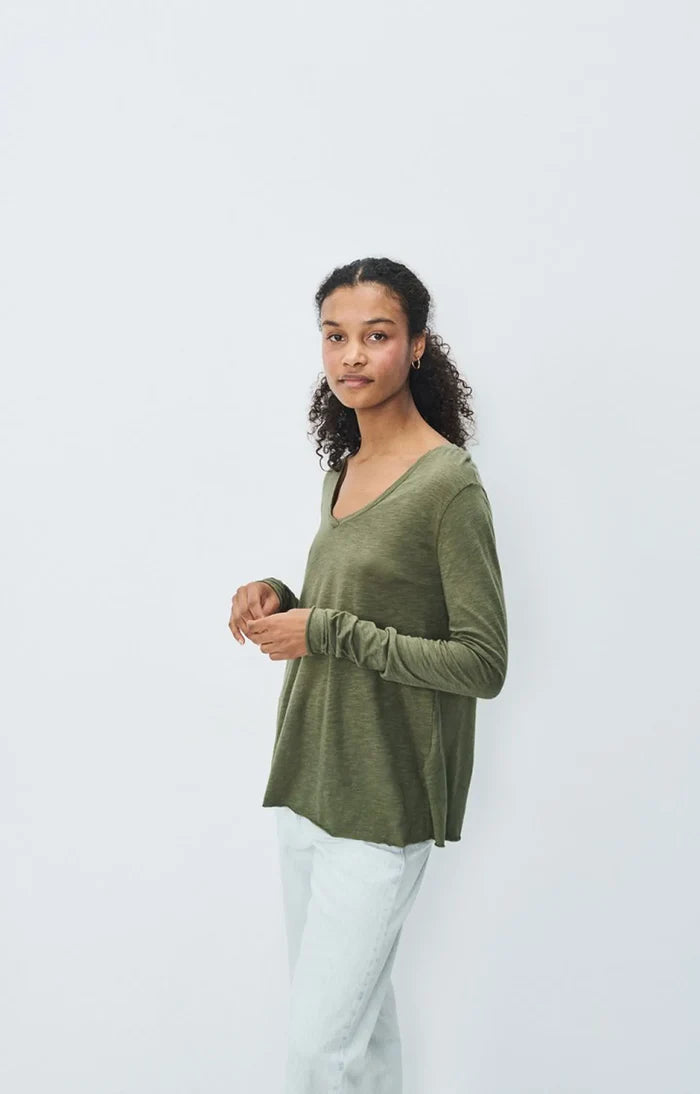 Jacksonville Long Sleeve T-Shirt | Vintage Khaki