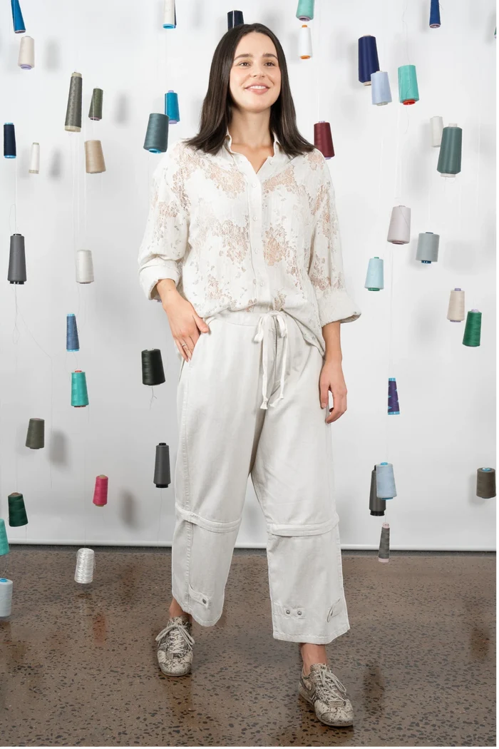 Jarrah Shirt | Cream Lace