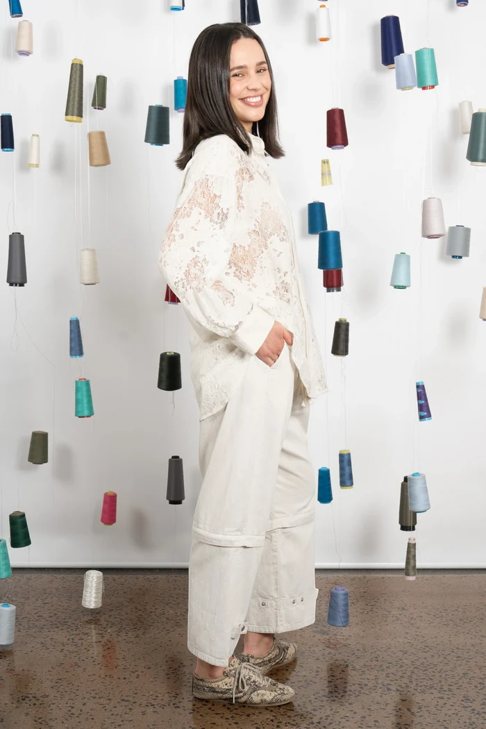 Jarrah Shirt | Cream Lace