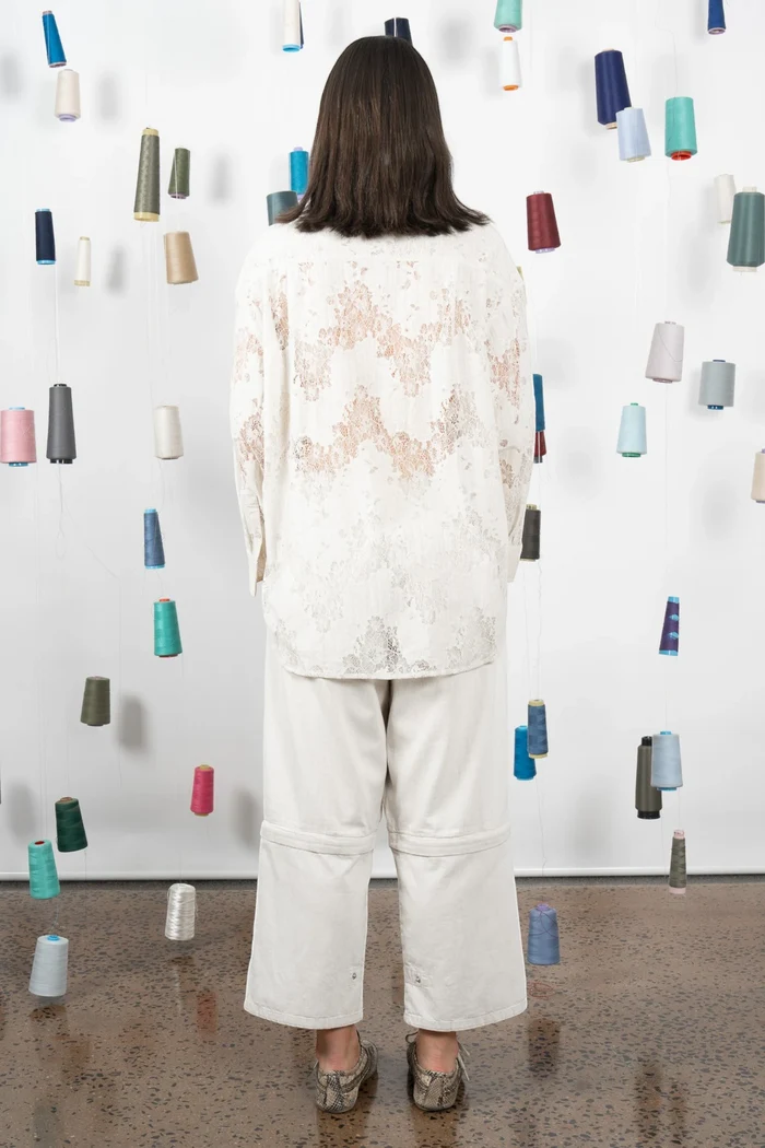 Jarrah Shirt | Cream Lace