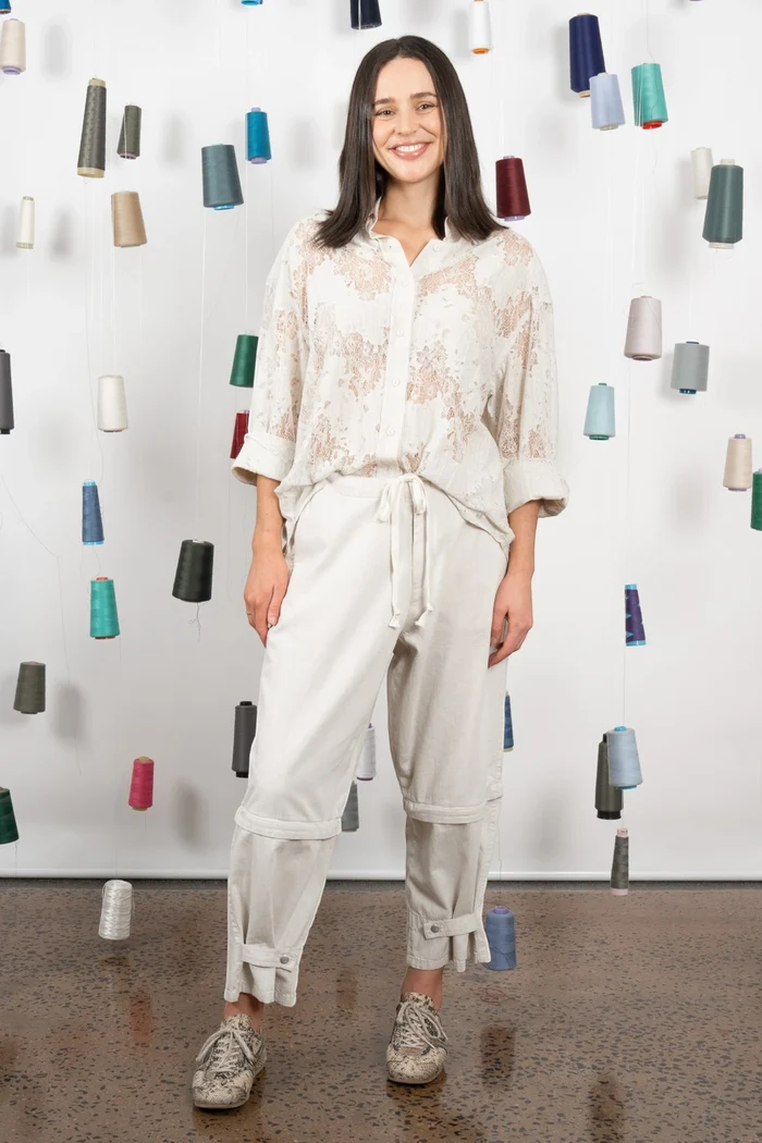 Jarrah Shirt | Cream Lace