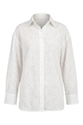 Jarrah Shirt | Embroidered White
