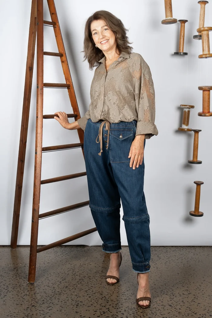 Jarrah Shirt | Tan Lace