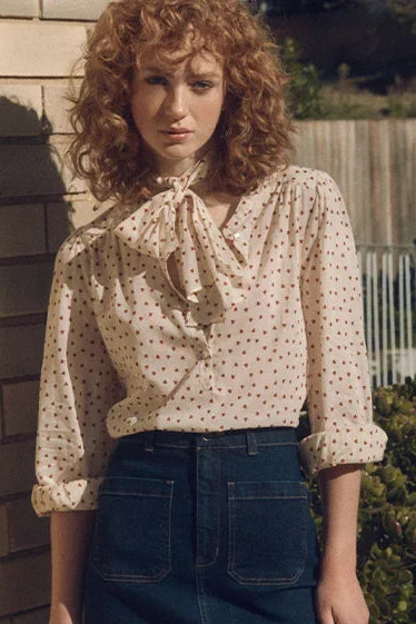 Je T'aime Blouse | Red