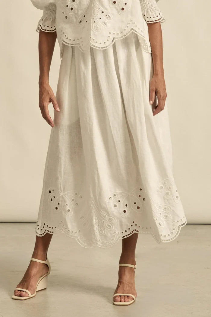 Jetty Skirt | Porcelain