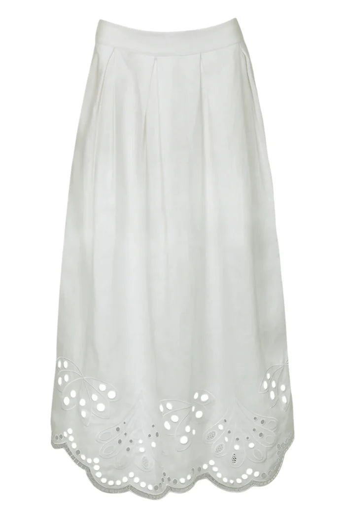 Jetty Skirt | Porcelain
