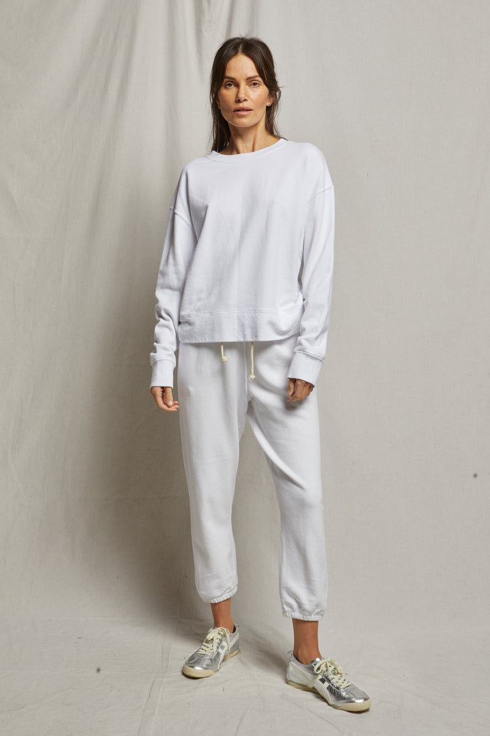 Johnny Sweatpant | White