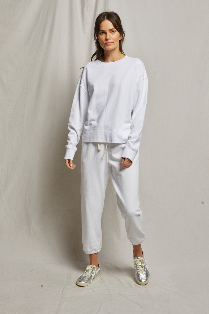 Johnny Sweatpant | White