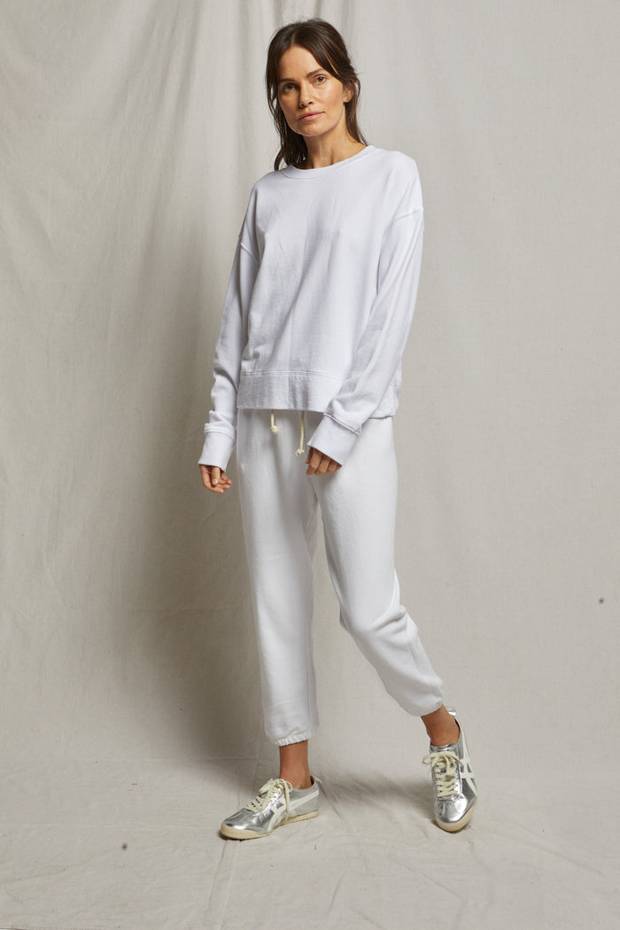 Johnny Sweatpant | White
