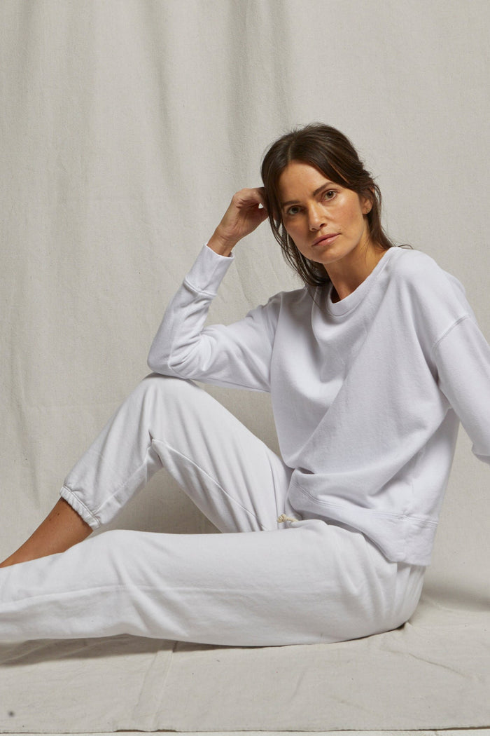 Johnny Sweatpant | White