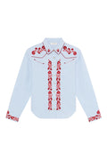 Jose Blouse | Ranch Blue
