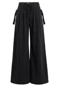 Julien Wide Leg Chino | Washed Black