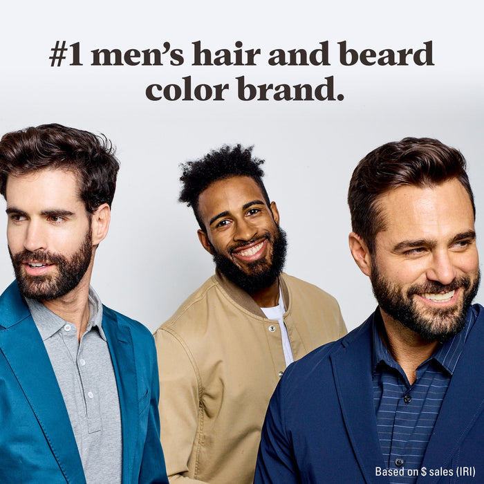 Just For Men Mustache and Beard Coloring for Gray Hair, M45 Dark Brown