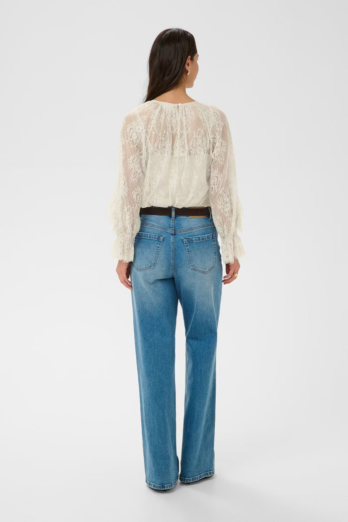 KAamelie Lace Blouse | Moonbeam
