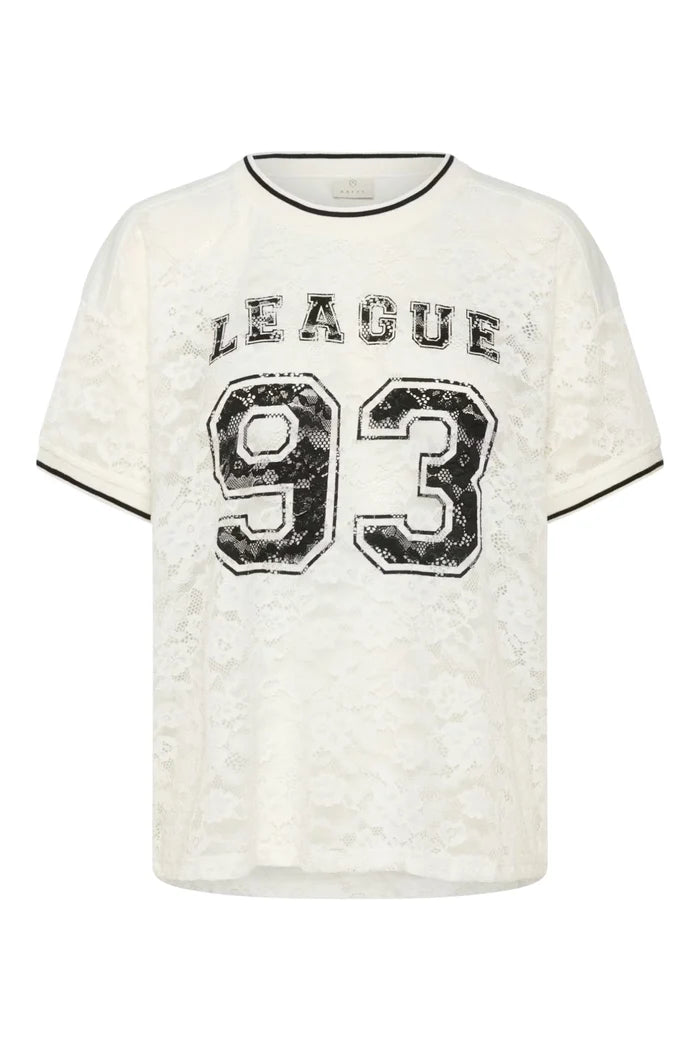 KAbelle Lace T-Shirt | Chalk